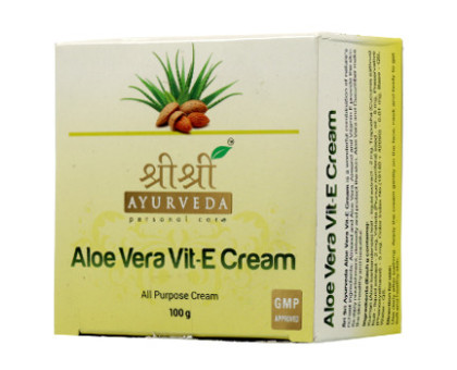 Aloe Vera Vitamin E cream Sri Sri Tattva, 100 gramoss