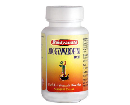 Arogyavardhini vati (Arogyawardhini bati) Baidyanath, 80 tabletas - 24 gramoss