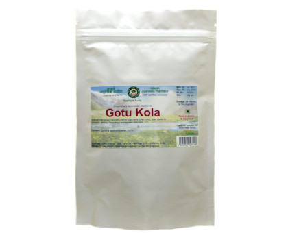 Gotu Kola polvo Adarsh Ayurvedic, 100 gramoss