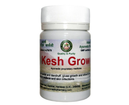 Kesh Grow Adarsh Ayurvedic, 40 gramoss ~ 80 tabletas