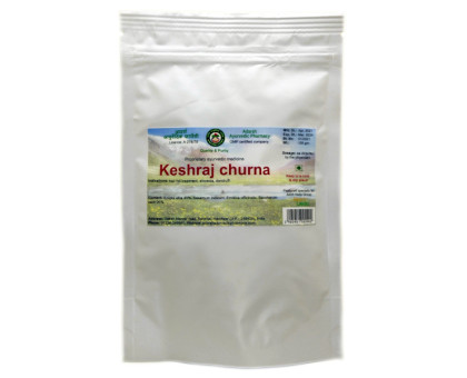 Keshraj polvo Adarsh Ayurvedic, 100 gramoss