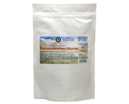 Mahasudarshan polvo Adarsh Ayurvedic, 100 gramoss