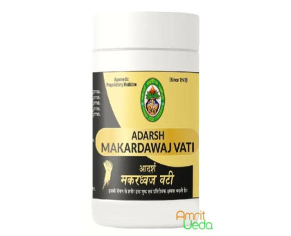 Makardhwaj vati Adarsh Ayurvedic, 10 gramoss ~ 80 tabletas