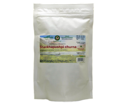 Shankhapushpi polvo Adarsh Ayurvedic, 100 gramoss