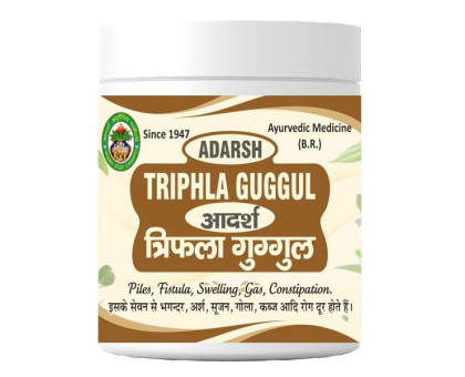 Triphala Guggul Adarsh Ayurvedic, 40 gramoss ~ 110 tabletas