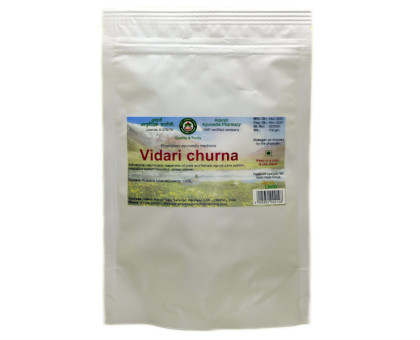 Vidari polvo Adarsh Ayurvedic, 100 gramoss