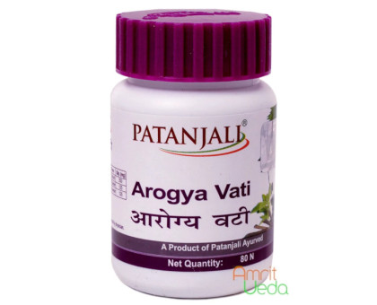 Arogya vati Patanjali, 80 tabletas