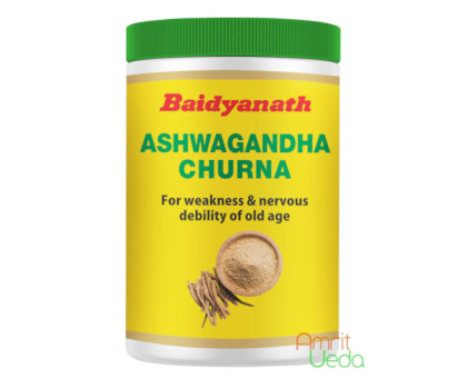 Ashwagandha polvo Baidyanath, 100 gramoss