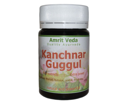 Kanchnar Guggul Amrit Veda, 90 tabletas