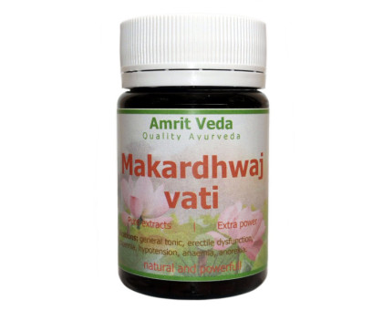 Makardhwaj vati Amrit Veda, 60 tabletas