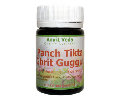 Panch tikta ghrit Guggul Amrit Veda, 90 tabletas