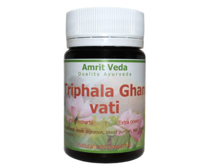 Triphala extracto Amrit Veda, 60 tabletas