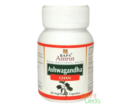 Ashwagandha extracto BAPS, 60 cápsulas