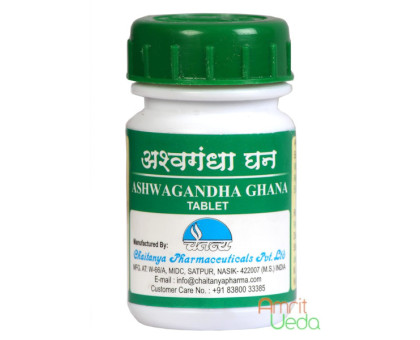 Ashwagandha extracto Chaitanya Pharmacy (Ashwagandha extractoa Chaitanya Pharmacy), 60 tabletas