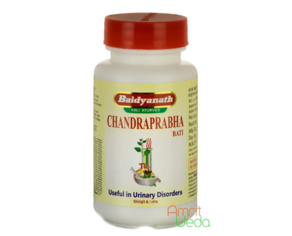 Chandraprabha bati Baidyanath, 80 tabletas - 28 gramoss