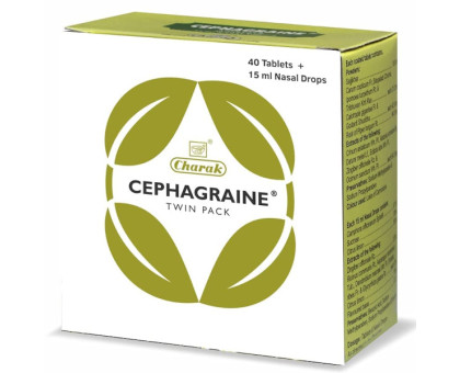 Cephagraine tablets + drops Charak, 40 tabletas Cephagraine tablets + drops Charak, 40 tabletas