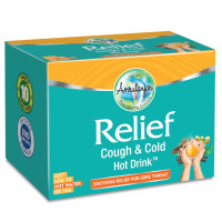 Relief Cough and Cold Hot Drink bebida caliente, 20 pc