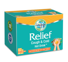 Relief Cough and Cold Hot Drink bebida caliente, 20 pc