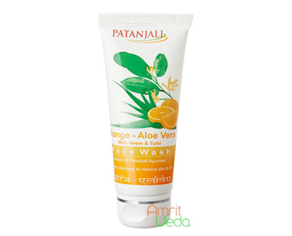 Face wash Orange-Aloe Vera Patanjali, 60 gramoss