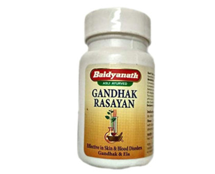 Gandhak Rasayana Baidyanath, 40 tabletas - 12 gramoss