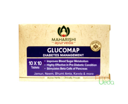 Glucomap Maharishi Ayurveda, 100 tabletas