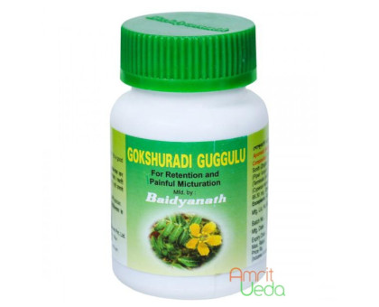 Gokshuradi Guggulu Baidyanath, 80 tabletas - 30 gramoss