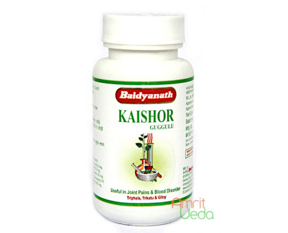 Kaishore Guggul (Kaishor Guggulu) Baidyanath, 80 tabletas - 30 gramos