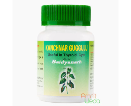 Kanchnar Guggul Baidyanath, 80 tabletas - 30 gramoss