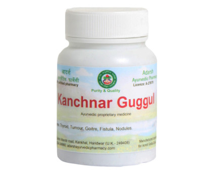 Kanchnar Guggul Adarsh Ayurvedic, 40 gramoss ~ 120 tabletas