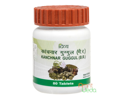 Kanchnar Guggul Patanjali, 80 tabletas