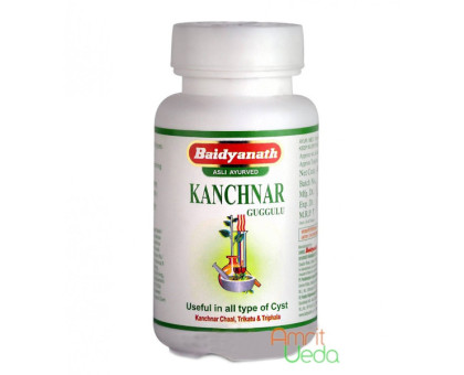 Kanchnar Guggul Baidyanath, 80 tabletas - 30 gramoss