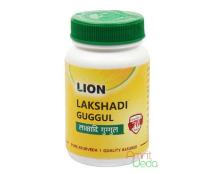 Lakshadi Guggul Lion, 100 tabletas - 30 gramoss