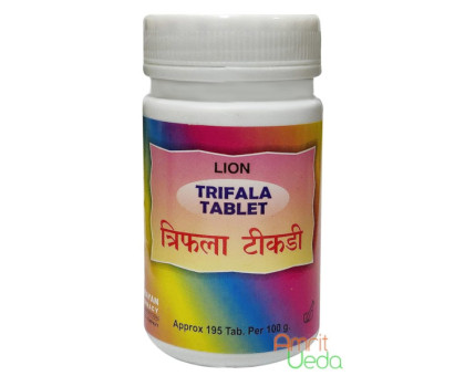 Triphala Lion, 200 tabletas