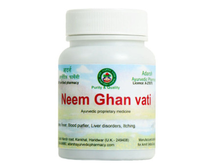 Neem extracto Adarsh Ayurvedic, 20 gramoss ~ 50 tabletas