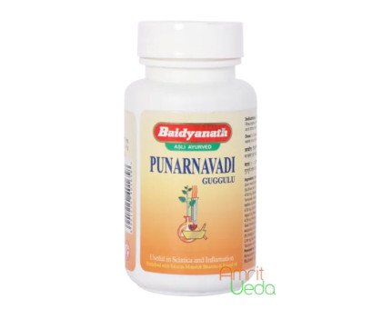 Punarnavadi Guggulu Baidyanath, 80 tabletas - 30 gramoss