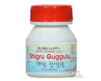 Shigru Guggulu Baijnath, 100 tabletas