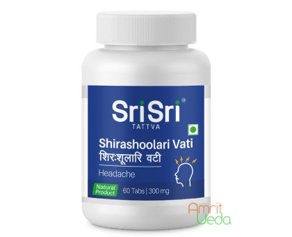 Shirashoolari vati Sri Sri Tattva, 60 tabletas