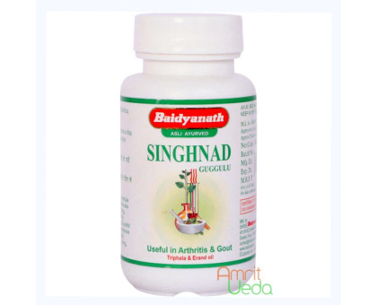 Singhnad Guggulu Baidyanath, 80 tabletas