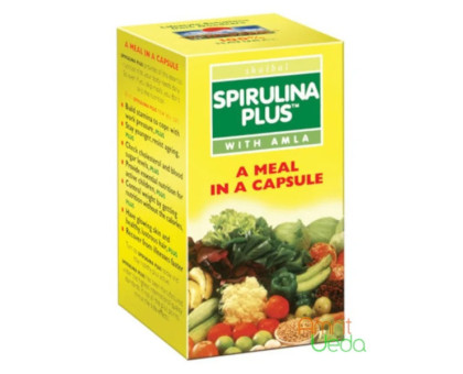 Spirulina plus with Amla GoodCare, 60 cápsulas