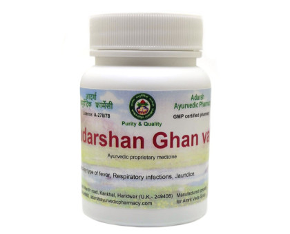 Sudarshan extracto Adarsh Ayurvedic, 20 gramoss ~ 55 tabletas