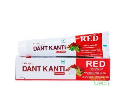 Toothpaste Dant Kanti Red Patanjali, 100 gramoss