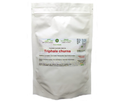 Triphala polvo Adarsh Ayurvedic, 100 gramoss