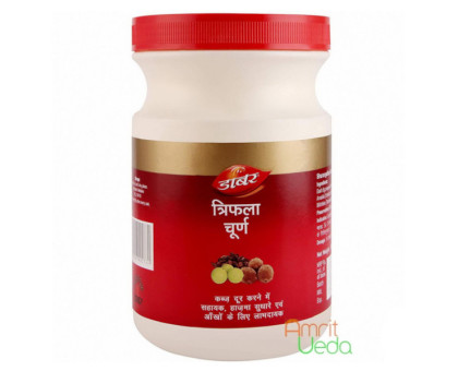 Triphala polvo Dabur, 500 gramoss