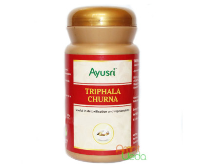 Triphala polvo Sahul-Ayusri, 500 gramoss