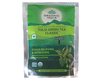 Tulsi Green té Organic India, 100 gramoss