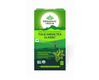 Tulsi Green té Organic India, 20 té bags