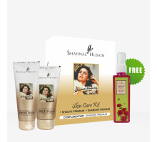 Kit — Cuidado Facial Premium (Shalife Premium + Shamoist Premium) + Sharose Premium, 60 gramos + 100 gramos + 100 ml