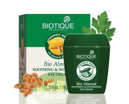 Bio Almond eye cream Biotique, 15 gramoss