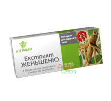 Ginseng extracto, 80 tabletas