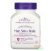 Hair, skin & nails Extra strength 21st Century, 90 tabletas